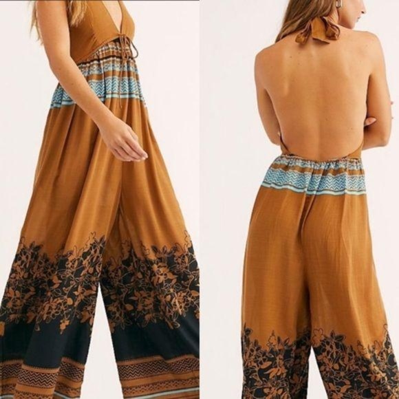 one piece wide leg jumpsuit